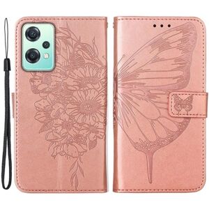 SKALO OnePlus Nord CE 2 Lite 5G Mandala Flip Cover - Rosa guld Pink gold