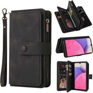 SKALO Samsung A33 5G Big Wallet 17-RUM Pungetui - Sort Black