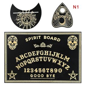 Spådomspendelplade i trægraveret magisk tavle Ouija Boa - Perfet 1