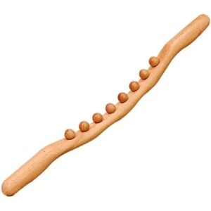 8 Beads Gua Sha Massage Stick Kulsyreholdigt træ Rygkrop Meridia - Perfet 2