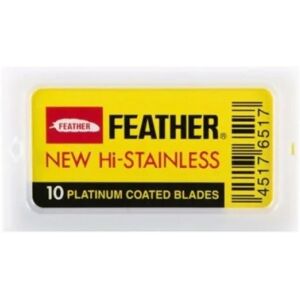 Feather New Hi-Stainless Rakblad 10-pack