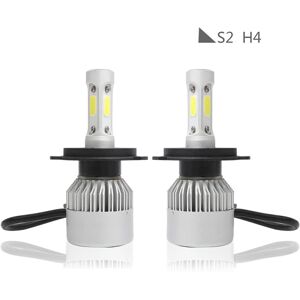 Jettbuying 2x H4 HB2 9003 285000LM 1950W LED-forlygtesæt Hi/Lo Beam-pære onesize