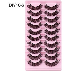 10 par klyngevipper ligner extensions DIY10-6 DIY10-6 DIY10-6