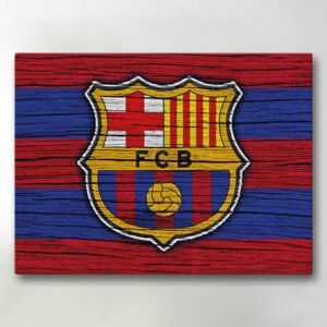 Lærredsbillede / Lærredstryk - FC Barcelona - 40x30 cm - Lærred