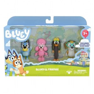 Bluey Figursæt 4-pak, 1 stk