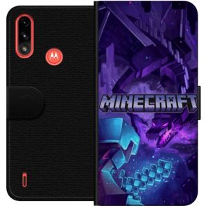 Motorola Moto E7 Power Tegnebogsetui Minecraft