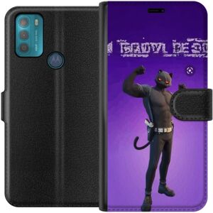 Motorola Moto G50 Tegnebogsetui Fortnite - Meowscles