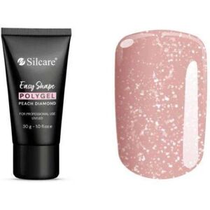 Silcare Polygel - Easy Shape - Fersken diamant 30g - Akryl gel