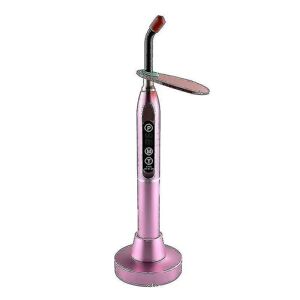 Dental lyshærdningsmaskine, metal LED dental hærdningslys, velegnet til tandudstyr, model Ad466, farven er pink pink