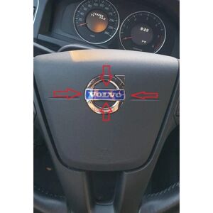 OCEAN 2 stk 11,5 cm Volvo Rat Emblem Logo Airbag V40 S60 V60 X