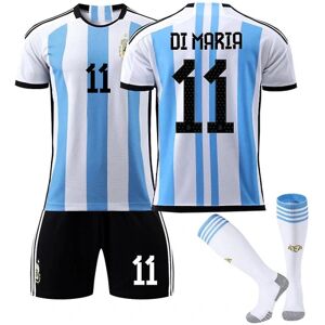 CNMR Argentina hjemmesæt #10 Messi #21 dybala T-shirt fodbolduniform Y No.11 Di Maria 26