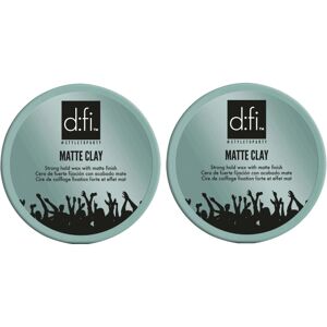 2 - Pack D:fi Matte Clay 75g Transparent