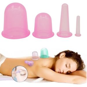 Koppning 4Pack - Vakuumkoppar för massage / cellulitbehandling