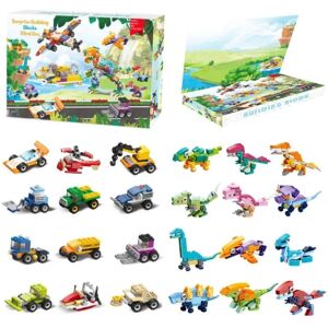 Otego Adventskalender Legetøjsbiler & Dinosaurer - Julekalender 202 Multicolor