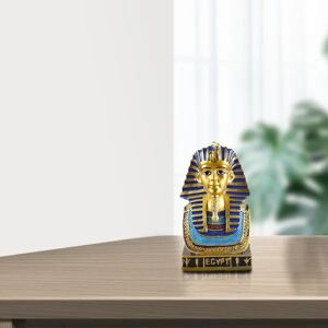 Gamle egyptiske konge Tut harpiks figur statue Hjem Art Decor Hånd udskåret skulptur Håndværk