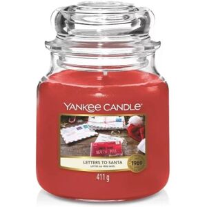 Yankee Candle Classic Medium Jar Letters To Santa 411g Red