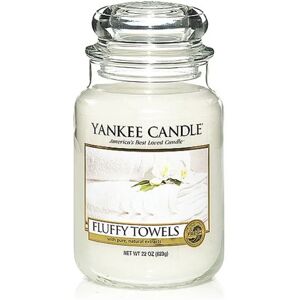 Yankee Candle Classic Large Jar Fluffy Towels Candle 623g White