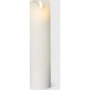 LED-nordic.com Anna LED bloklys hvid Ø6 X 25 cm Cobra 1stk White LED ljus