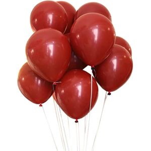 Megabilligt 100-pack Red Balloons 26cm Latex Party Fødselsdag rød