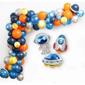 Outer Space Balloon Garland Kit, 88 stk Universe Space Planets