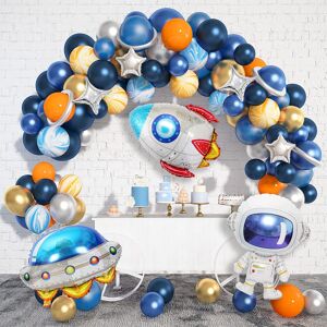 112 outer space party dekoration ballon guirlande kit, space birt