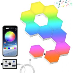 Hexagon Lights, Hexagon Wall Lights, Hexagon Led Light med APP