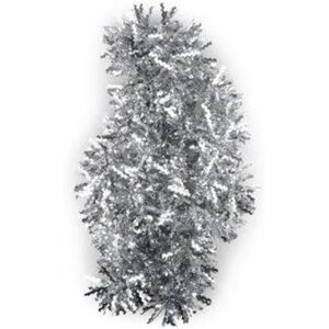 East Import Juletræspynt Glitter Girlang 2m Silver