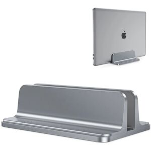 AUGRO Lodret Laptop Stand Justerbar, Aluminium MacBook Stand Grå