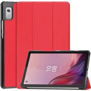 MTK Til Lenovo Tab M9 Trifoldet Stativdæksel Red