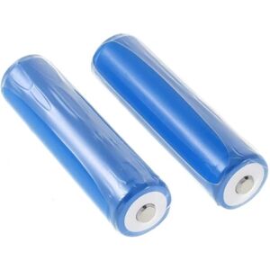 MTK 2stk/sæt genopladelige 18650 Li-ion batterier 3.7V 2200mAh Blue