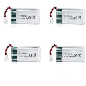 YUNIQUE GREEN-CLEAN-POWER 4 stk batterier til Syma Drone x5C X5 3,7V 650mAh 25C Advanced Lipo