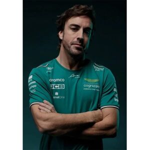 Galaxy 2023 Aston Martin f1 team t-shirt spansk racerfører Fernando L