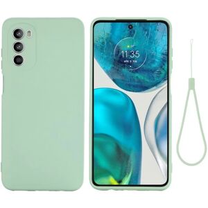 Generic Matte Liquid Silikone Cover til Motorola Moto G52 - Grøn Green