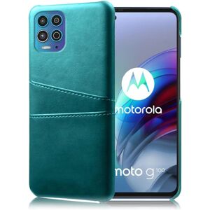 Generic Dual Card Etui Motorola Moto G100 / Edge S - Grøn Green