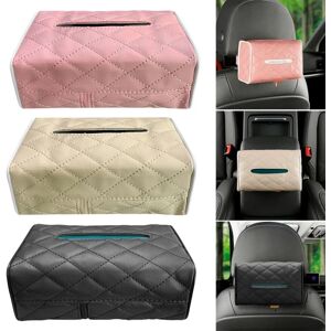 Car Tissue box Cover Papirholder PINK pink