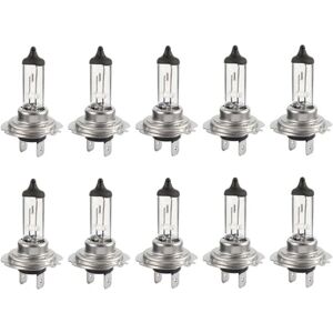 10 stk 55w H7 halogenpærer biltågeforlygte halogenlampe varmt lys Autotilbehør Universal Hea