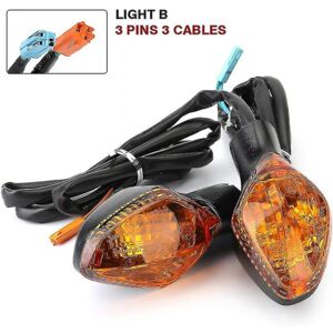 DAO Blinklysindikator til Honda Nc700 Nc750 S/x/d Cbr500r Cb650f Cb500f Nc700x Nc750x Nc 700 750 Motorcykeltilbehør [DB] Light Amber 3PINS