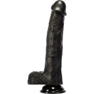 X-Men: Geoff Lifelike Dildo, 30 cm, black Svart