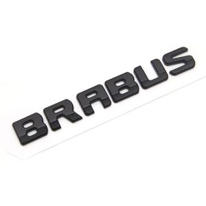 Velegnet til BRABUS navneskilt logo badge bil label klistermærke glossy black