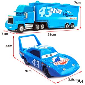 WINE Lightning McQueen Truck Metal Diecast Collection Model billegetøj type-A4