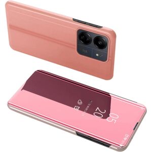 SKALO Xiaomi Redmi 13C 4G Clear View Mirror Etui - Rosa guld Pink gold