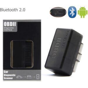 Teknikproffset Fejlkodelæser Super Mini ELM327 OBD2 Bluetooth 2.0, Svart