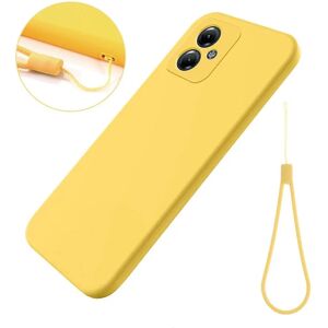 Til Motorola Moto G54 Power Edition telefonetui Glat flydende silikone+blødt foring, beskyttende skal