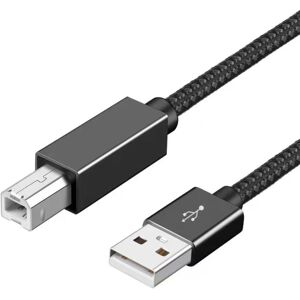 Printerkabel USB A til USB B 2.0 GRÅ 3M Grey 3m