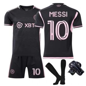 MIA MI Messi Camiseta No10 fodboldtrøje drenge T-shirt sæt til voksne sportstøj pige sportsdragt Beskyttende beklædning Cosplay Kit A1 24