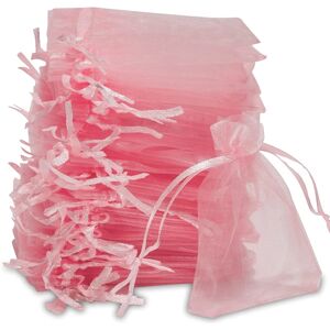 OCEAN 100 pakke Organza-poser, 7x9 cm, Organza-gavepose, smykkepose