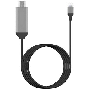 FLOWER LOST [apple Mfi Certified] Lightning til HDMI-adapter, HDtv-kabeladapter kompatibel med Iphone, ipad, ipod 1080p Digital Av Syn
