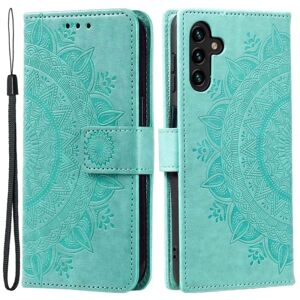 SKALO Samsung A54 5G Mandala Flip Cover - Turkis Turquoise