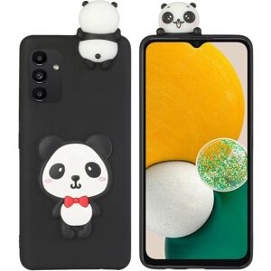 SKALO Samsung A14 4G/5G 3D Cartoon Cover Black