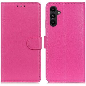 SKALO Samsung A14 4G/5G Litchi Flip Cover - Pink Pink